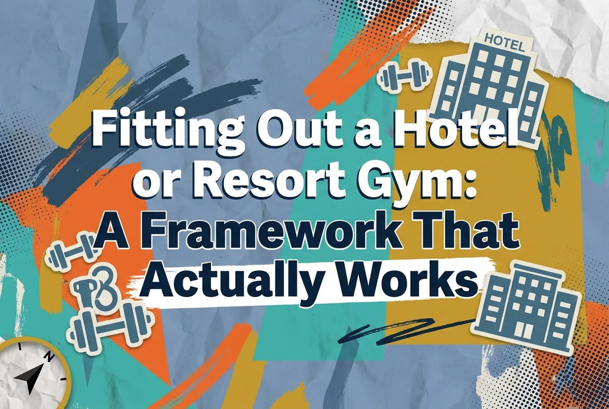 Professional header image for industry analysis: Fitting Out a Hotel or Resort Gym: A Framework That Actua...