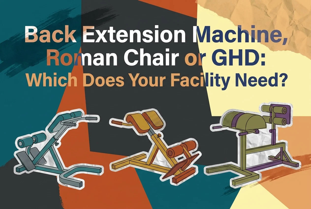 Professional header image for comparison analysis: Back Extension Machine, Roman Chair or GHD: Which Does Yo...