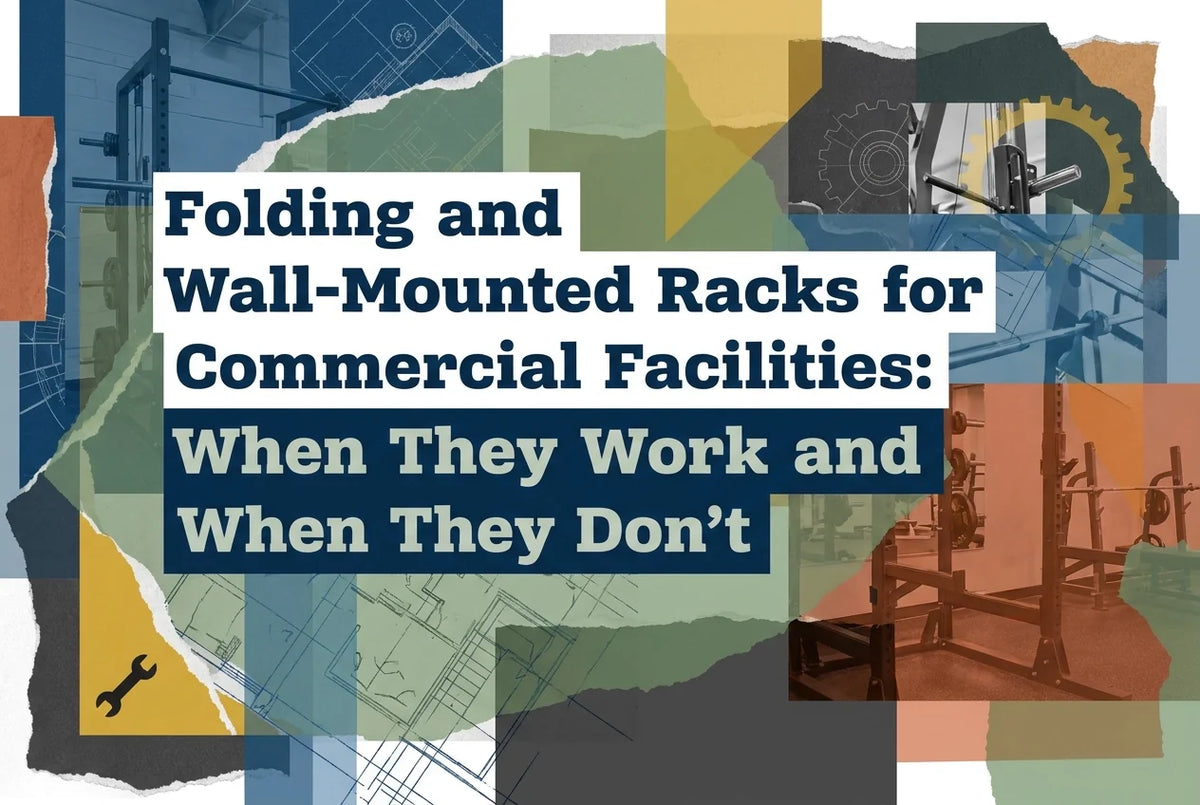 Professional header image for industry analysis: Folding and Wall-Mounted Racks for Commercial Facilities:...