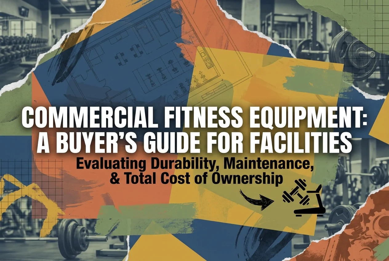 Professional header image for list-based article: Commercial Fitness Equipment: A Buyer's Guide for Facilities