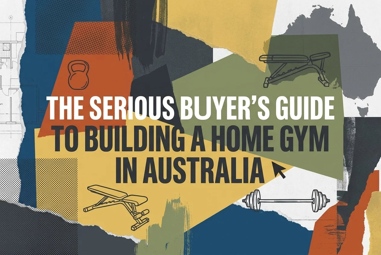 Professional header image for list-based article: The Serious Buyer's Guide to Building a Home Gym in Austr...