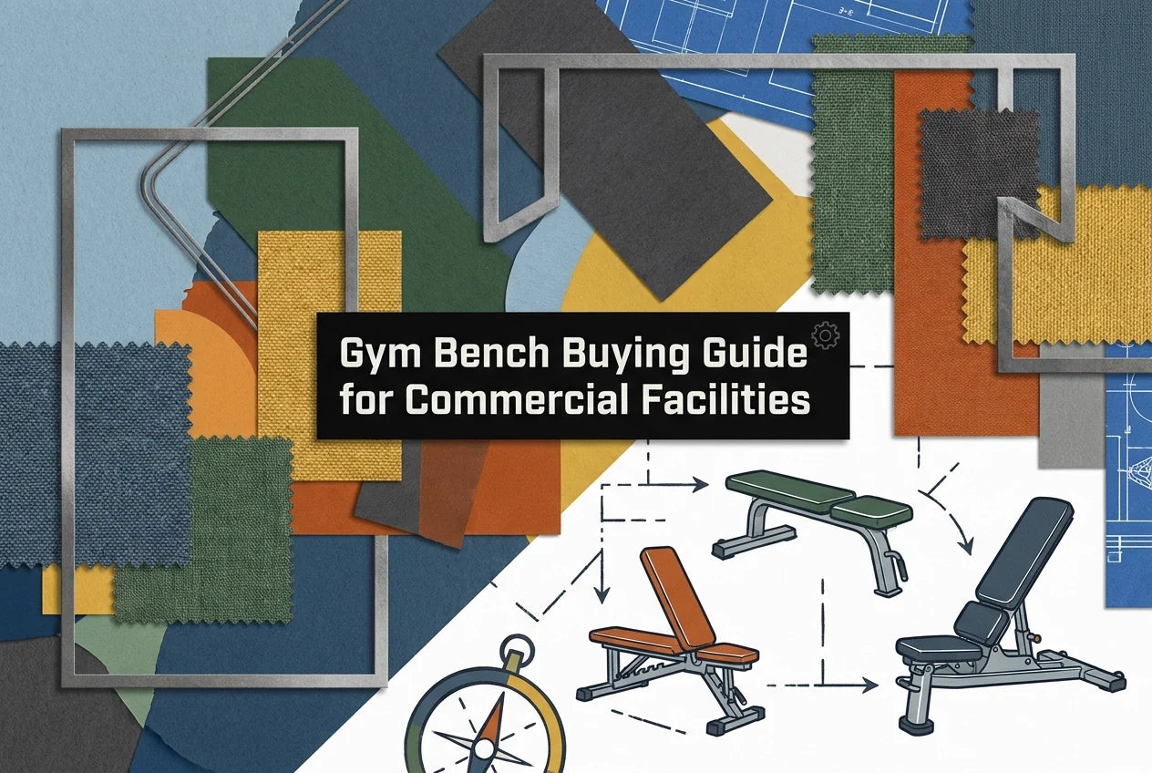 Professional header image for list-based article: Gym Bench Buying Guide for Commercial Facilities
