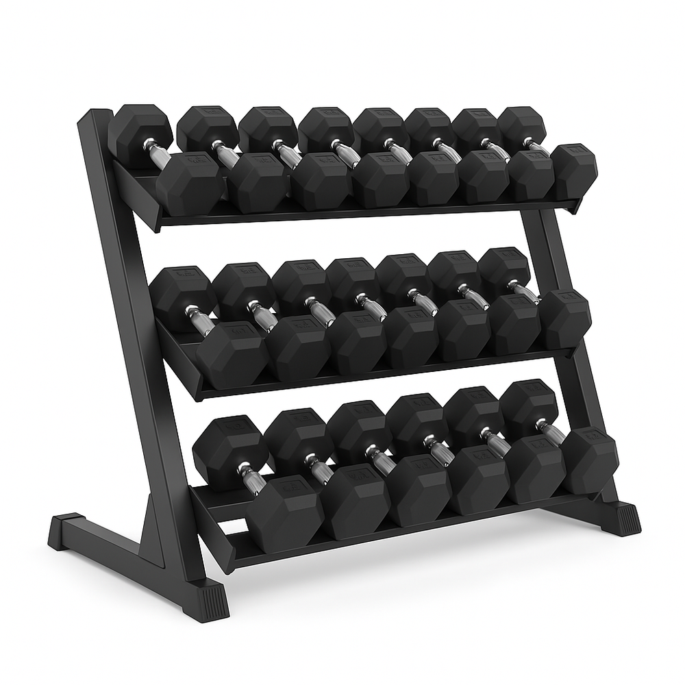 3-Tier Dumbbell Rack