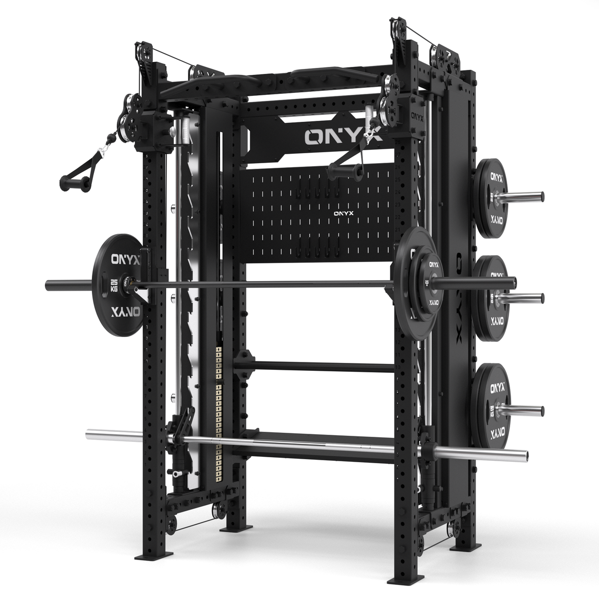 Power Rack+Smith+Cable+Barbell+Plates