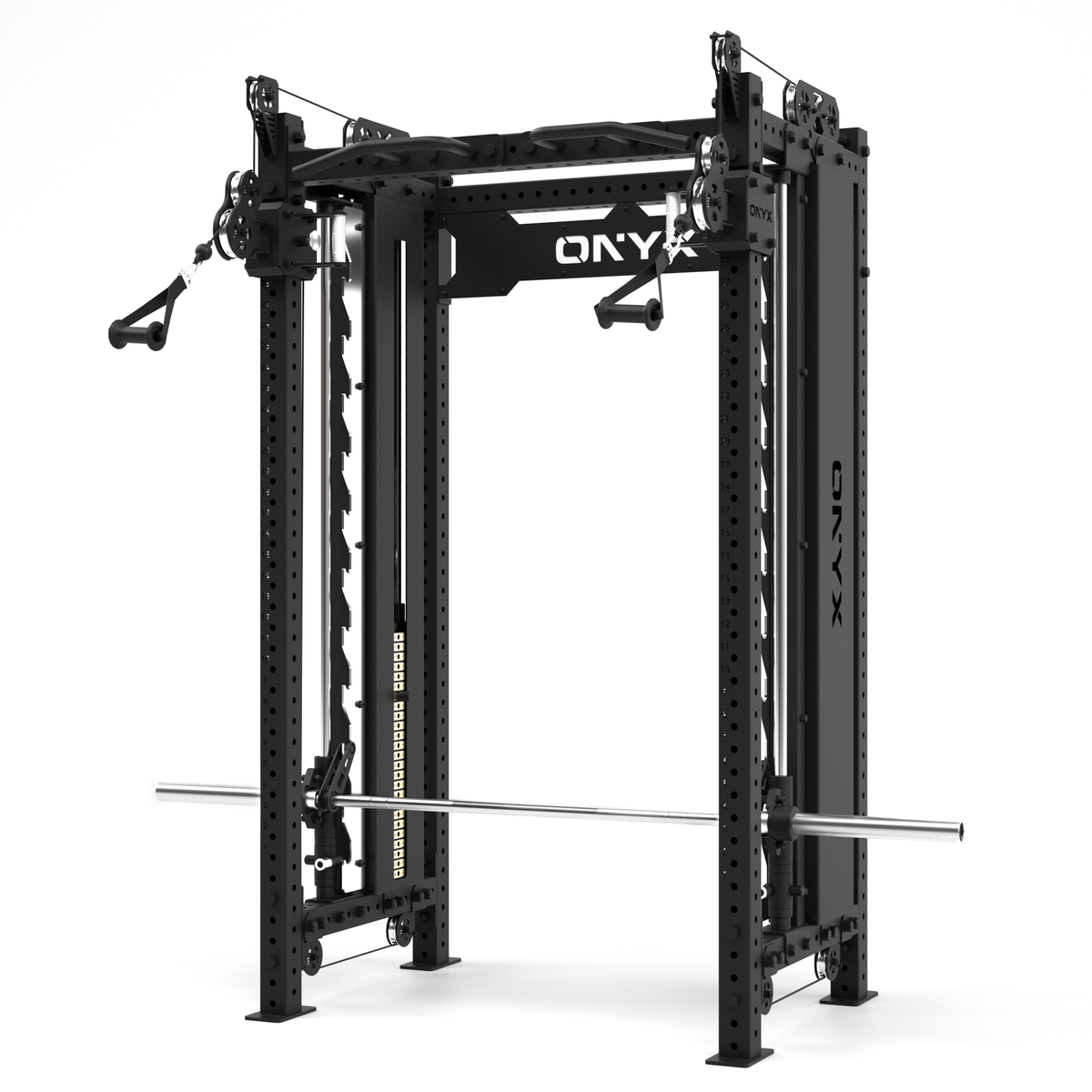 Power Rack with Smith Machine & Cable System